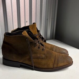 THURSDAY Boot Everyday Scout Boots Men's 12.5 
Brown Ankle Chukka Suede Lace Up
